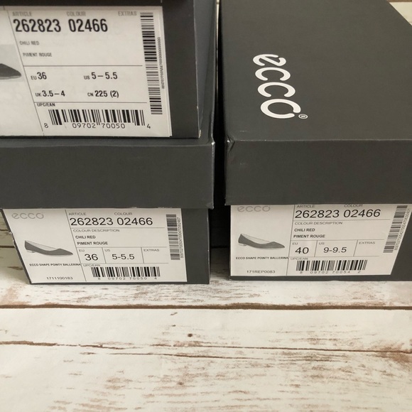 NIB Ecco pointy ballerina flat - Picture 7 of 8